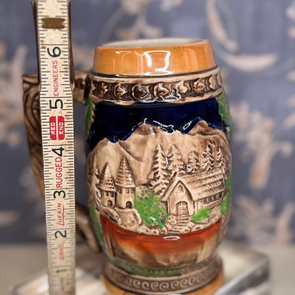 Vintage Estate Hand Painted Collectible Ceramic Beer Stein - Picture 5 of 8